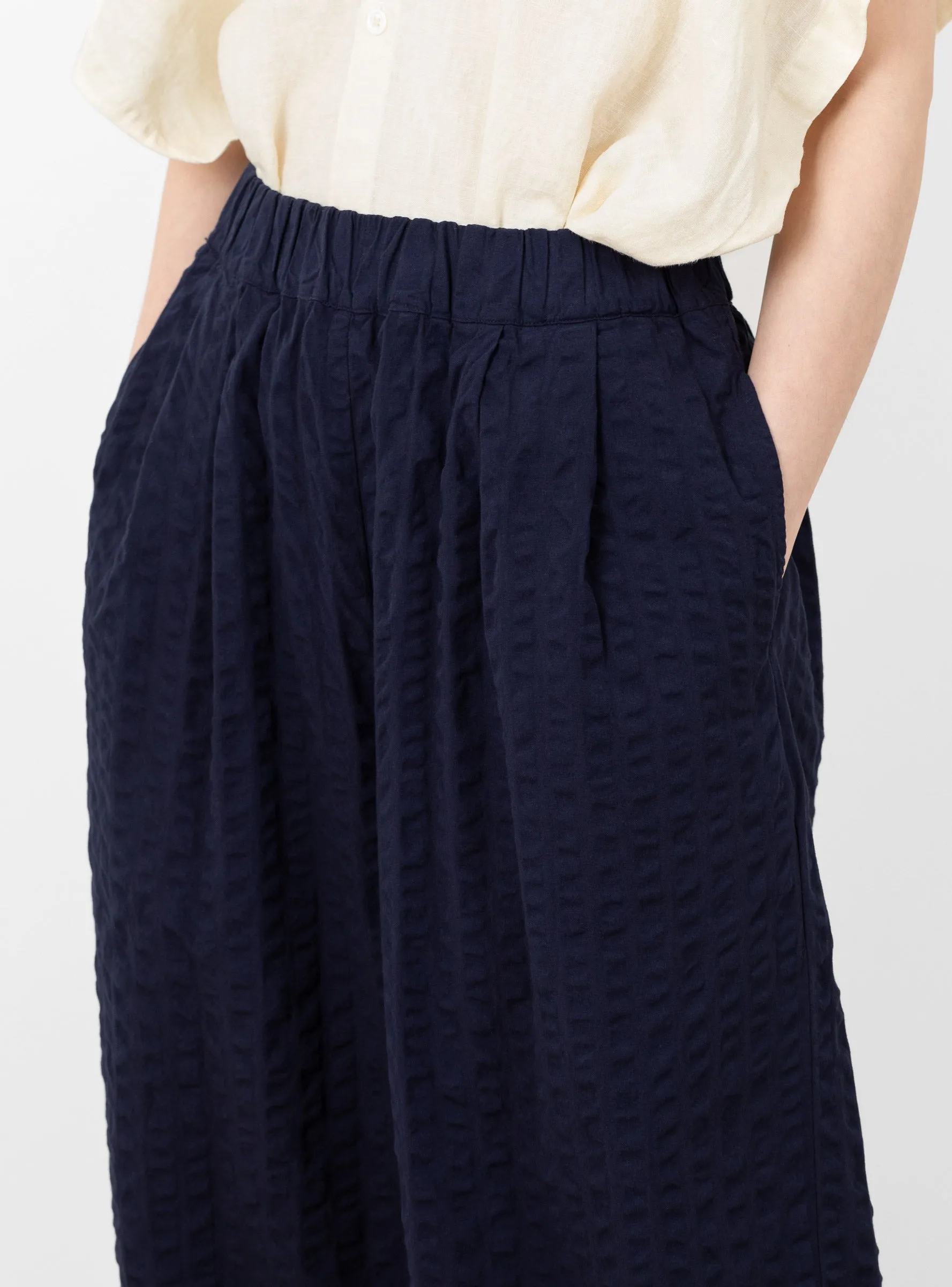 Wide Leg Pant Navy