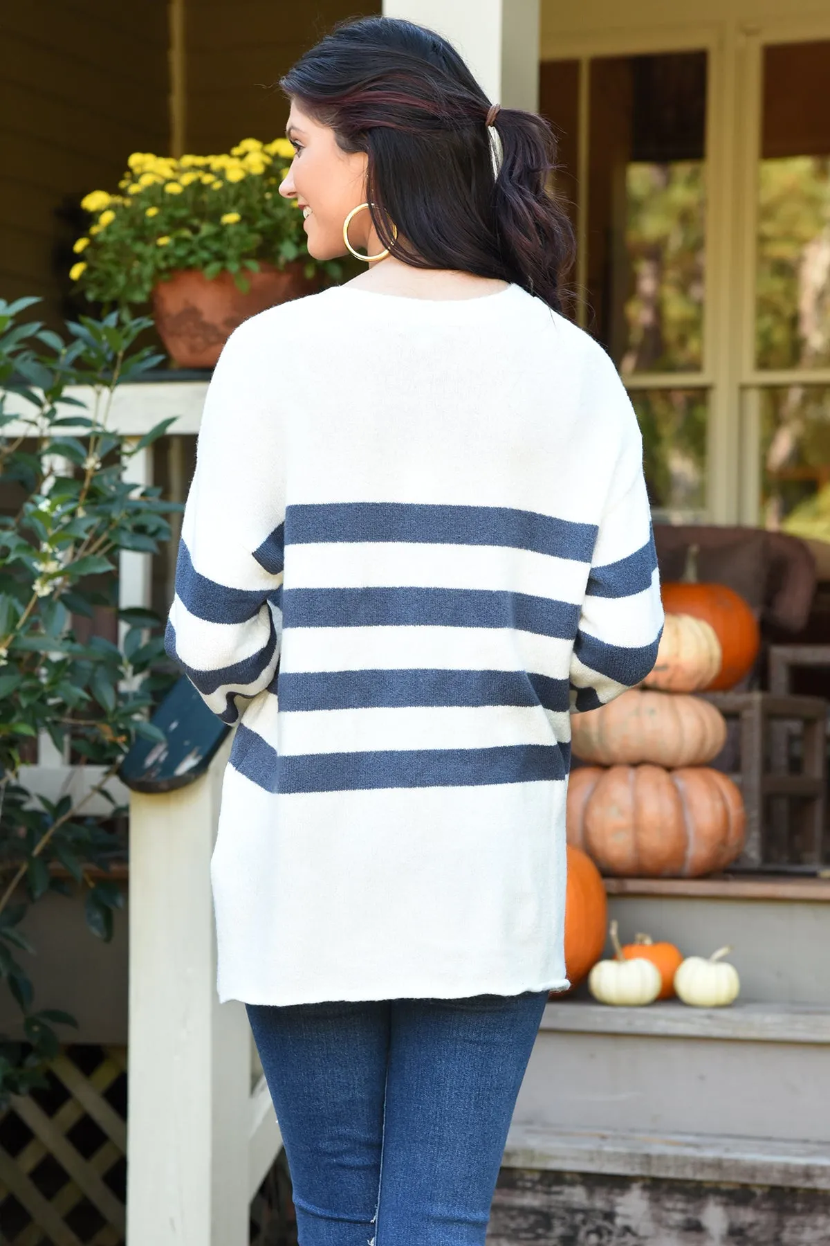 Z SUPPLY WOODLAND STRIPE SWEATER